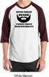 Mens Funny Shirt Great Beard Great Responsibility Raglan Tee T-Shirt