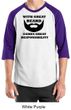 Mens Funny Shirt Great Beard Great Responsibility Raglan Tee T-Shirt