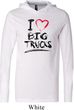 Mens Funny Shirt I Love Big Trucks Lightweight Hoodie Tee T-Shirt