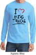 Mens Funny Shirt I Love Big Trucks Long Sleeve Tee T-Shirt