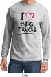 Mens Funny Shirt I Love Big Trucks Long Sleeve Tee T-Shirt
