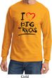 Mens Funny Shirt I Love Big Trucks Long Sleeve Tee T-Shirt
