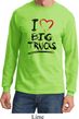 Mens Funny Shirt I Love Big Trucks Long Sleeve Tee T-Shirt