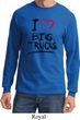 Mens Funny Shirt I Love Big Trucks Long Sleeve Tee T-Shirt