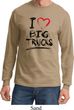 Mens Funny Shirt I Love Big Trucks Long Sleeve Tee T-Shirt