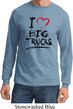 Mens Funny Shirt I Love Big Trucks Long Sleeve Tee T-Shirt