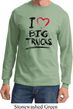 Mens Funny Shirt I Love Big Trucks Long Sleeve Tee T-Shirt