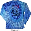 Mens Funny Shirt I Love Big Trucks Long Sleeve Tie Dye Tee T-shirt