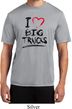 Mens Funny Shirt I Love Big Trucks Moisture Wicking Tee T-Shirt