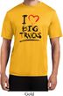 Mens Funny Shirt I Love Big Trucks Moisture Wicking Tee T-Shirt