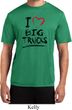 Mens Funny Shirt I Love Big Trucks Moisture Wicking Tee T-Shirt