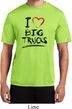 Mens Funny Shirt I Love Big Trucks Moisture Wicking Tee T-Shirt