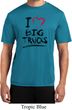 Mens Funny Shirt I Love Big Trucks Moisture Wicking Tee T-Shirt