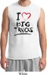 Mens Funny Shirt I Love Big Trucks Muscle Tee T-Shirt