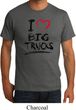 Mens Funny Shirt I Love Big Trucks Organic Tee T-Shirt