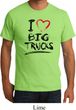 Mens Funny Shirt I Love Big Trucks Organic Tee T-Shirt