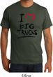 Mens Funny Shirt I Love Big Trucks Organic Tee T-Shirt