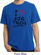 Mens Funny Shirt I Love Big Trucks Pigment Dyed Tee T-Shirt