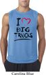 Mens Funny Shirt I Love Big Trucks Sleeveless Tee T-Shirt