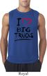 Mens Funny Shirt I Love Big Trucks Sleeveless Tee T-Shirt