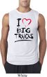 Mens Funny Shirt I Love Big Trucks Sleeveless Tee T-Shirt
