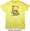 Mens Funny Shirt I Love Big Trucks Spider Tie Dye Tee T-shirt
