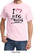 Mens Funny Shirt I Love Big Trucks Tee T-Shirt