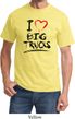 Mens Funny Shirt I Love Big Trucks Tee T-Shirt