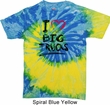 Mens Funny Shirt I Love Big Trucks Tie Dye Tee T-shirt