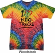 Mens Funny Shirt I Love Big Trucks Tie Dye Tee T-shirt