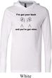 Mens Funny Shirt I've Got Your Back Lightweight Hoodie Tee