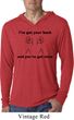 Mens Funny Shirt I've Got Your Back Lightweight Hoodie Tee T-Shirt