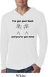 Mens Funny Shirt I've Got Your Back Lightweight Hoodie Tee T-Shirt