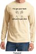 Mens Funny Shirt I've Got Your Back Long Sleeve Tee T-Shirt