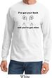 Mens Funny Shirt I've Got Your Back Long Sleeve Tee T-Shirt