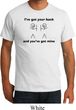 Mens Funny Shirt I've Got Your Back Organic Tee T-Shirt