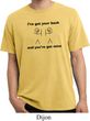 Mens Funny Shirt I've Got Your Back Pigment Dyed Tee T-Shirt