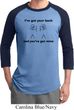 Mens Funny Shirt I've Got Your Back Raglan Tee T-Shirt