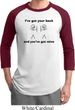 Mens Funny Shirt I've Got Your Back Raglan Tee T-Shirt