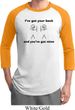 Mens Funny Shirt I've Got Your Back Raglan Tee T-Shirt