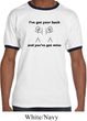 Mens Funny Shirt I've Got Your Back Ringer Tee T-Shirt