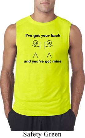 Mens Funny Shirt I've Got Your Back Sleeveless Tee T-Shirt