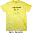 Mens Funny Shirt I've Got Your Back Spider Tie Dye Tee T-shirt