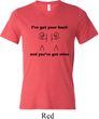 Mens Funny Shirt I've Got Your Back Tri Blend V-neck Tee T-Shirt