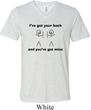 Mens Funny Shirt I've Got Your Back Tri Blend V-neck Tee T-Shirt