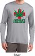 Mens Funny Shirt Natures Medicine Dry Wicking Long Sleeve Tee T-Shirt