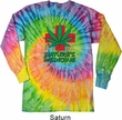 Mens Funny Shirt Natures Medicine Long Sleeve Tie Dye Tee T-shirt