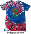 Mens Funny Shirt Natures Medicine Patriotic Tie Dye Tee T-shirt