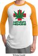 Mens Funny Shirt Natures Medicine Raglan Tee T-Shirt