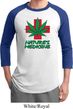 Mens Funny Shirt Natures Medicine Raglan Tee T-Shirt